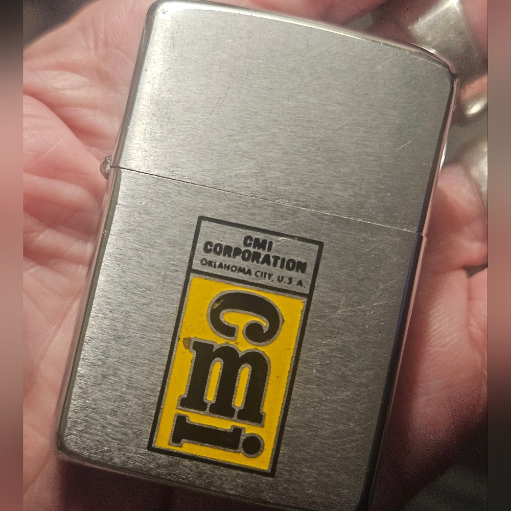 VTG.UNUSED ORIG.ZIPPO BRANFORD,PA..CMI CORP.OKLAHOMA CITY,OKLA.ADVERTISING.